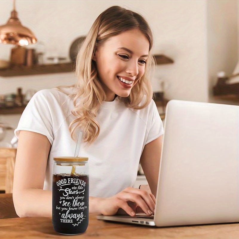 1pc gift glass cup women friendship gifts women Temu Bahrain