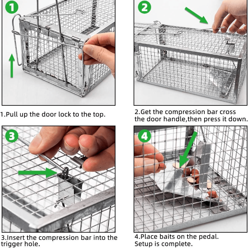 Humane Rat Trap Chipmunk Rodent Trap Work Indoor Outdoor - Temu