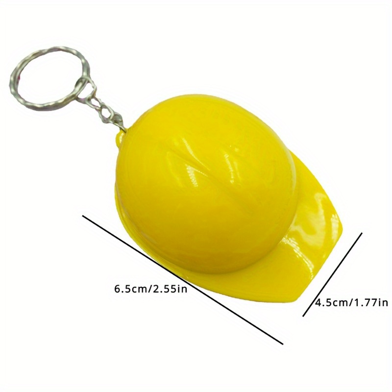 Porte-Clés Casque Ouvre-Bouteille - Lot De 4, Alliage De Zinc, Design Chapeau De Sécurité, Déco Pratique - 8