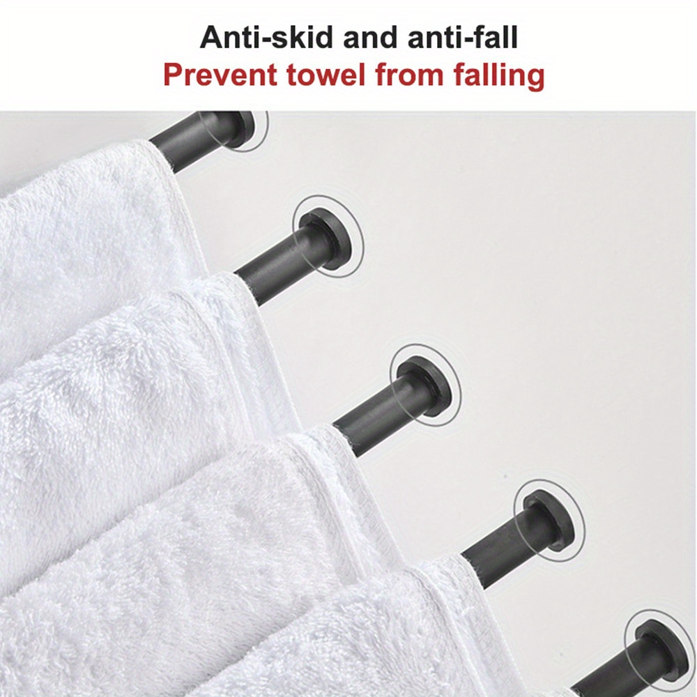Single Rod Towel Bar European Style Shower Towel Rack - Temu Canada