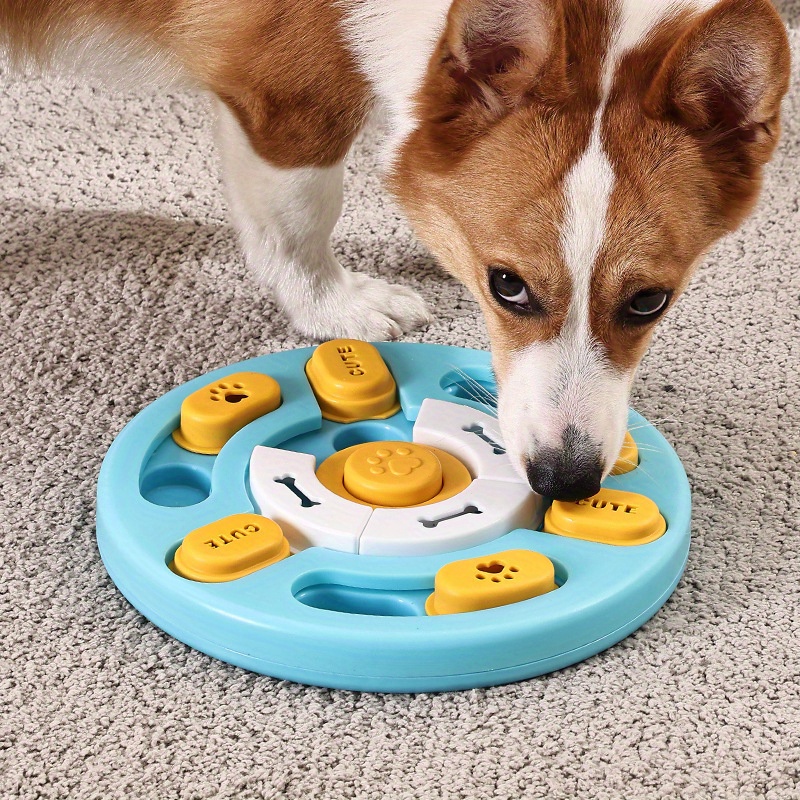 Interactive Dog Puzzle Toy Dog Slow Feeder Sound Iq Training - Temu