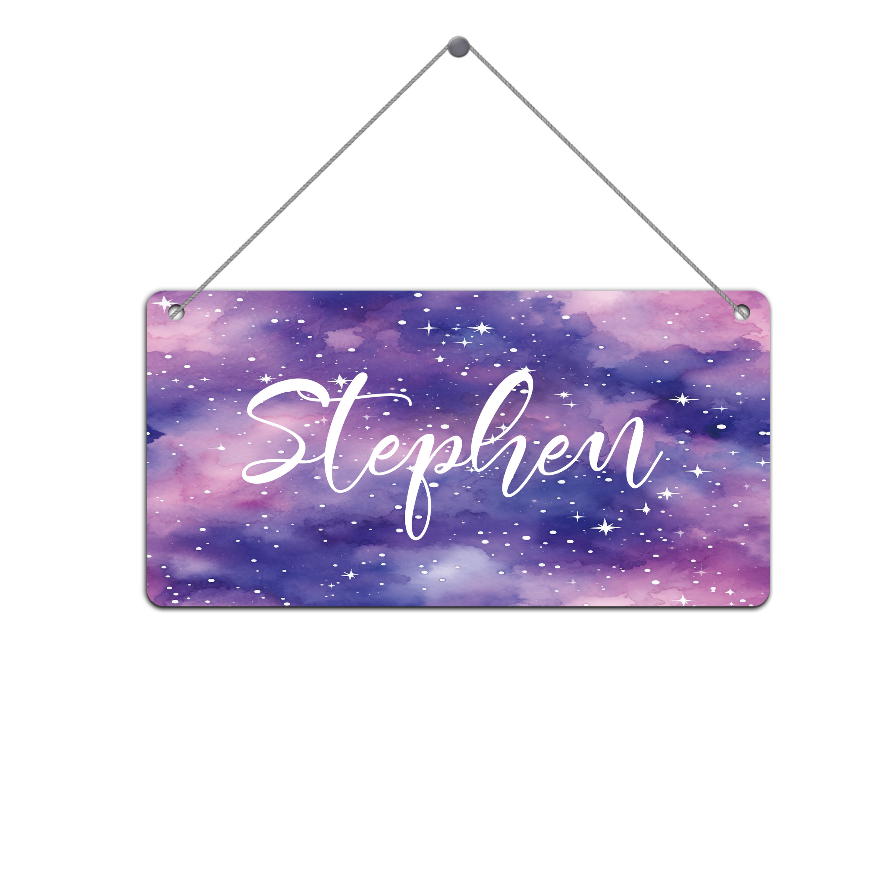 

1pc Customized Name Starry Sky Sign, Milky Way Personalized Signage Home Decoration Living Room Bedroom Universal, For Home Room Living Room Office Decor, For Mother's Day Easter Party New Year Decor