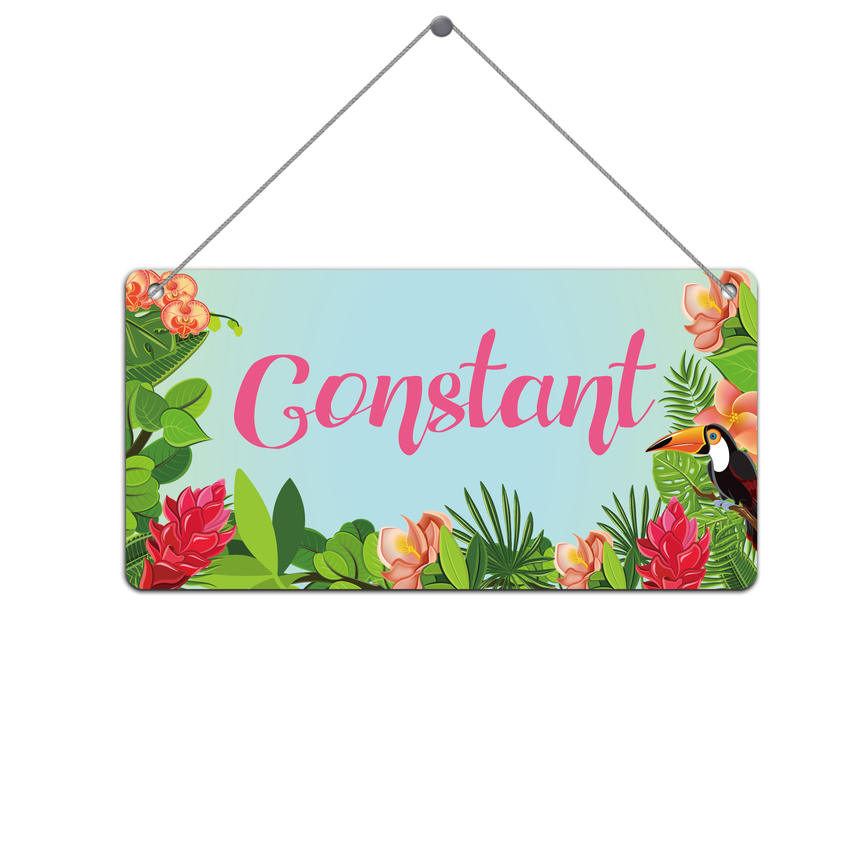 

1pc Customized Name Tag, Beach Vacation Style Decoration Personalized Signage Pendant Background Wall Decoration, Living Room, Bedroom Room Universal, Mother's Day New Year Easter Gift