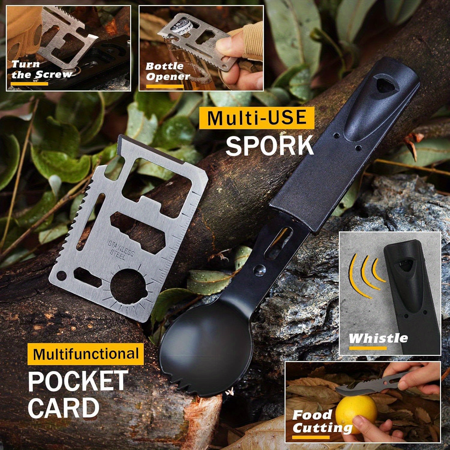 1pc Survival Kit, Gifts For Men, Dad, Husband, Him, Christmas Stocking  Stuffers, Survival Gear And Equipment, Outdoor Fishing And Camping  Accessories
