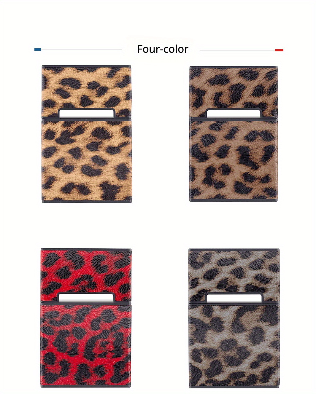 leopard print cigarette case 1pc leopard print cigarette case 20pcs creative magnetic