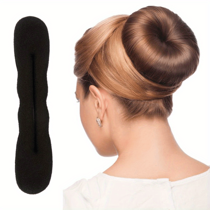 

2pcs Salon-style Hair Bun Tools: Fashionable And , Suitable For All 14 And Up