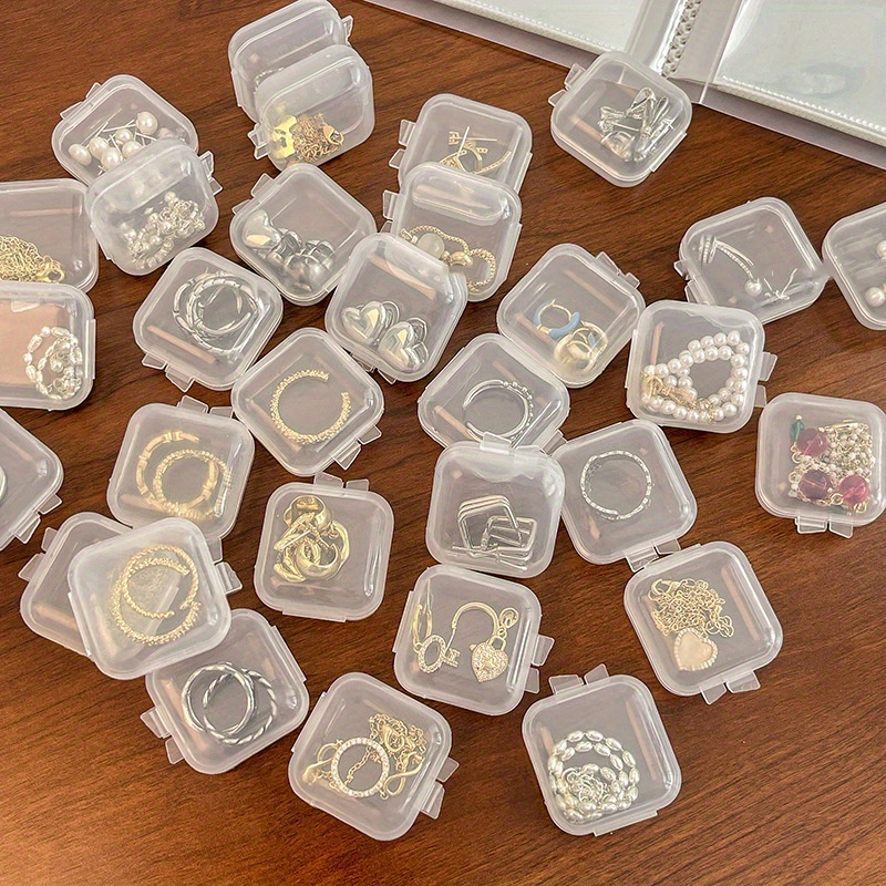 ZORRITA 6 Pack Small Plastic Storage Containers with Hinged Lids, Rectangle  Clear Plastic Boxes for Beads, Jewelry, Game Pieces and Crafts Items (6.1 x  2.36 x 1.1 Inch) - Yahoo Shopping