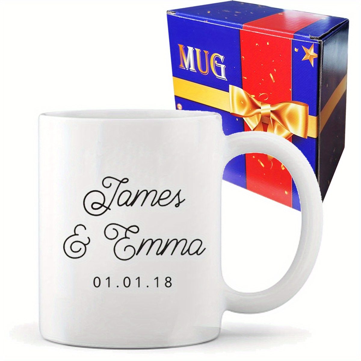 Taza de café con foto personalizada, taza sensible al calor que cambia de  color, con imagen, logotipo, nombre, texto, regalos personalizados para San