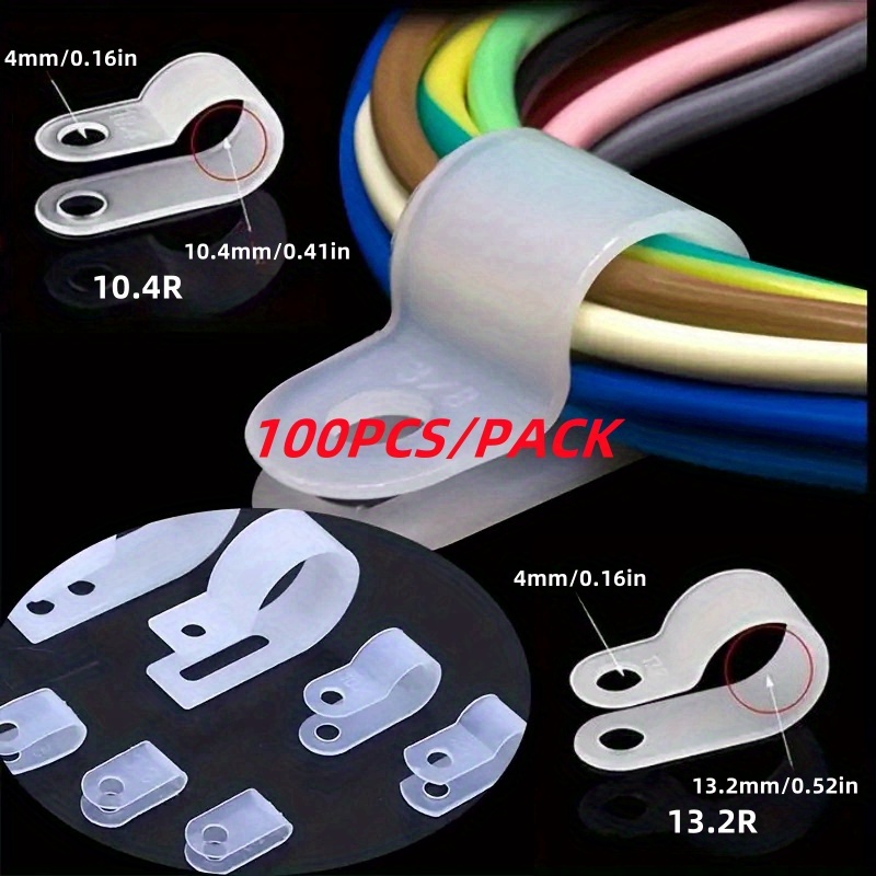 10.4r/13.2r Type Nylon Clip Cable Fixation Clip Plastic - Temu