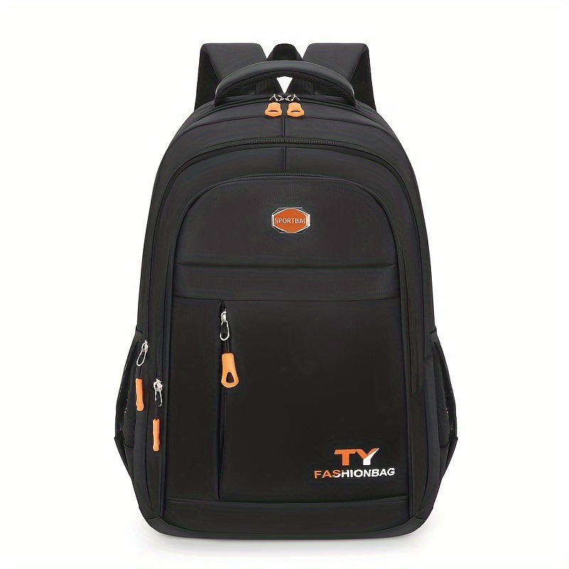 

1pc Men's Large Capacity Waterproof Casual Backpack, Adjustable Laptop Storage Student Backpack