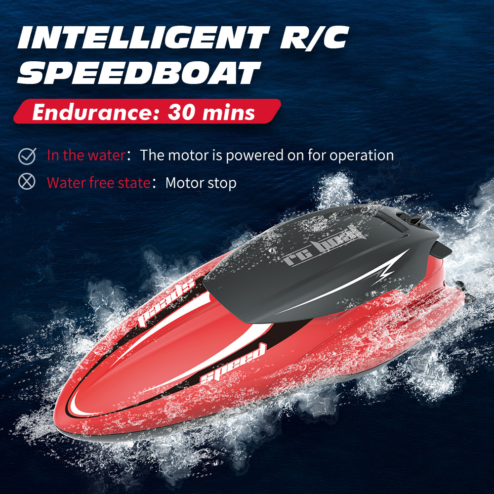 Grand bateau de course RC sans balais 40 km/h bateau télécommandé  électronique à grande vitesse 