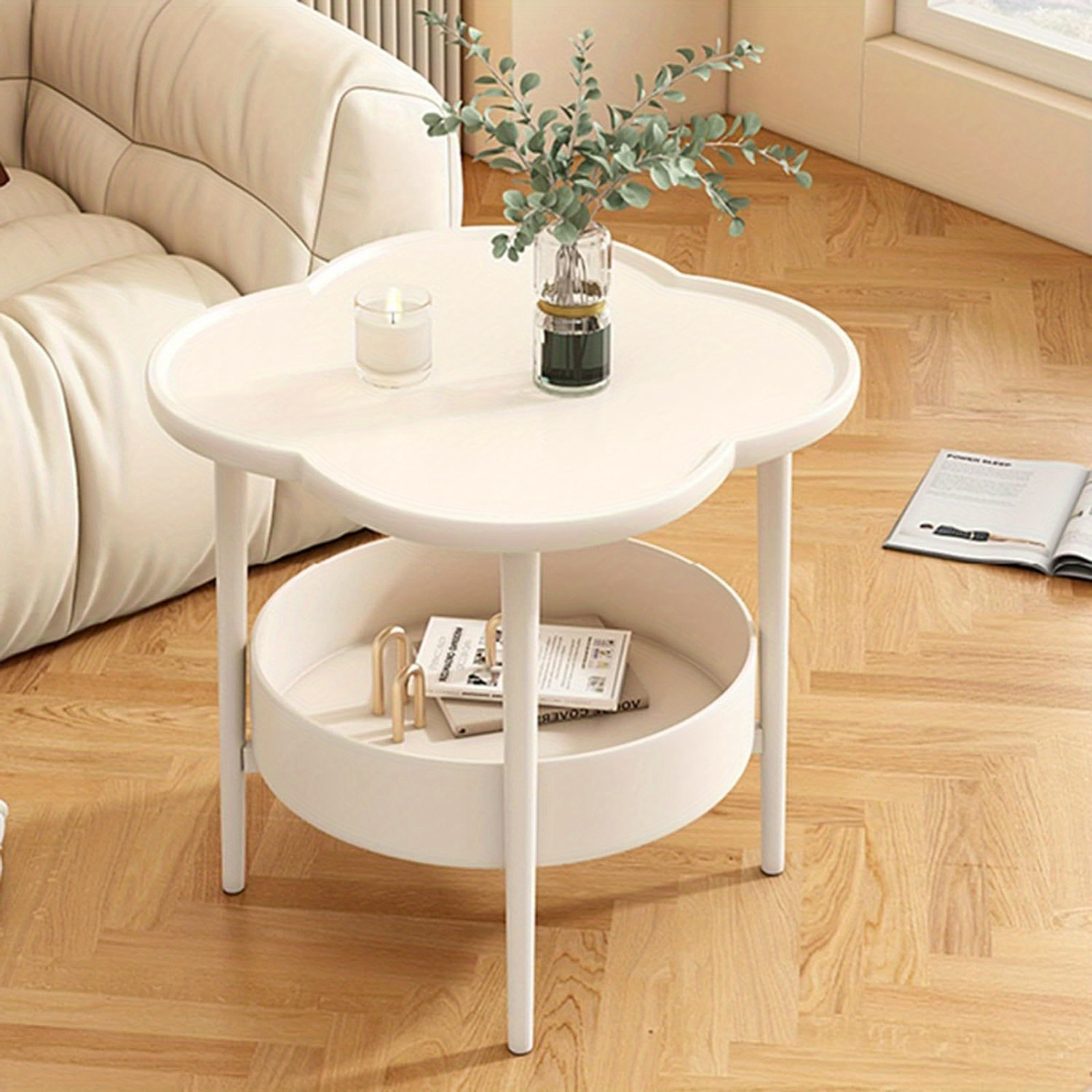 wholesale cream style small coffee table creative side table modern simple sofa side cabinet table small coffee table details 1