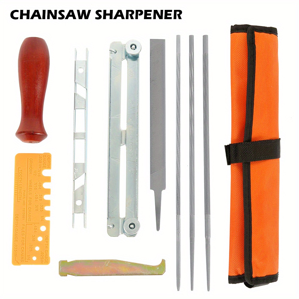 10pcs Chainsaw Sharpener File Kit Universal Chainsaw Field - Temu