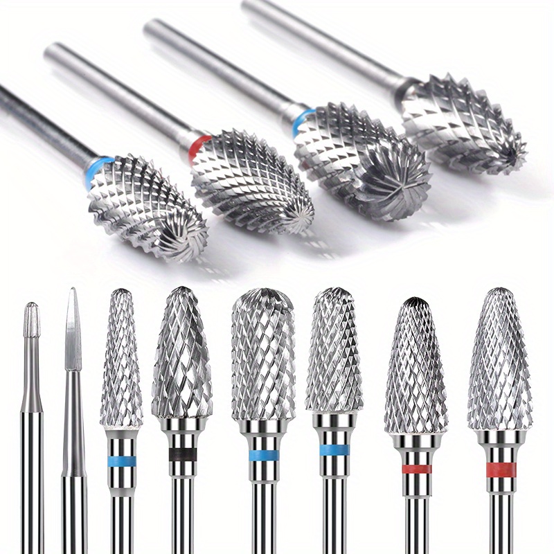 1 Nail Drill Bits Professional Shank Tungsten Steel Bits - Temu