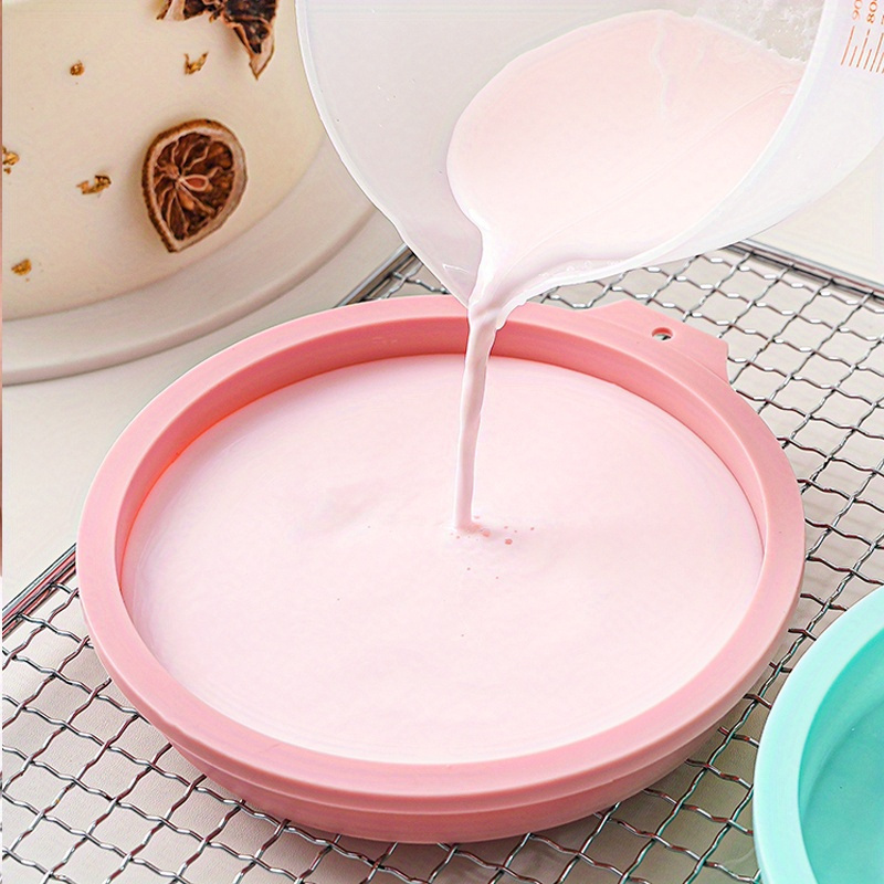 4pcs silicone layered cake molds 4 6 8 round shape silicone bread   bread molds cake tray moulds non stick baking tools kitchen gadgets kitchen accessories home kitchen items Product details 3