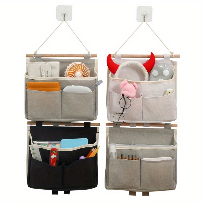 MIRUI Creative 5 tasche borse da parete in cotone appese a torre  portaoggetti stampato porta lettere multistrato Organizer da scrivania borse  forniture - AliExpress