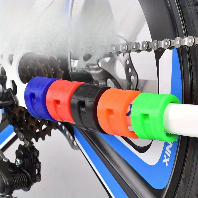 Cubierta protectora de cadena de bicicleta fácil de instalar, protector de  cadena de piñón delantero, accesorios de bicicleta