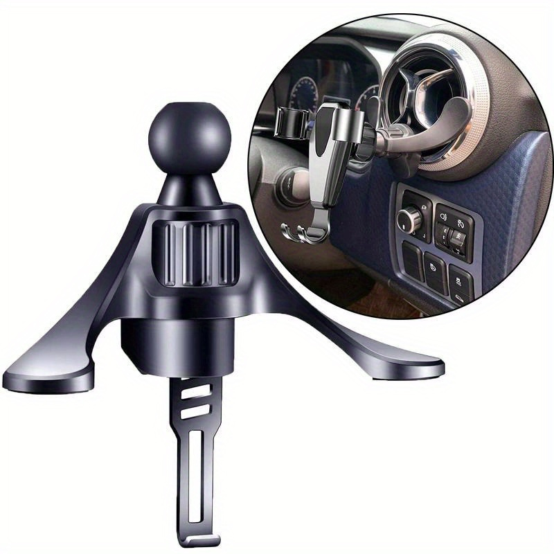 

Car Phone Holder Base Universal 17/15/13mm Ball Head For Round Shape Car Air Vent Clip Magnetic Gravity Car Mount Phone Stand