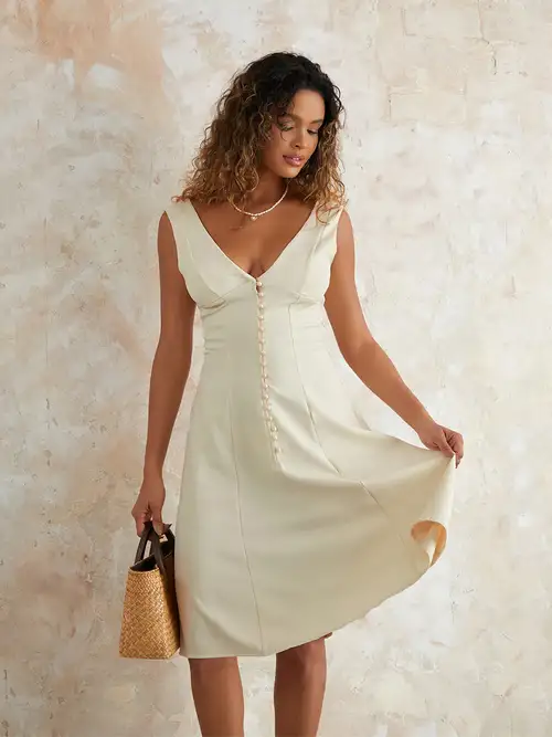 Elegant White Lace Strap Mini Dress For Women Fashion Sleeveless Backless  Loose Sexy Short Dresses Vestido Clubwear