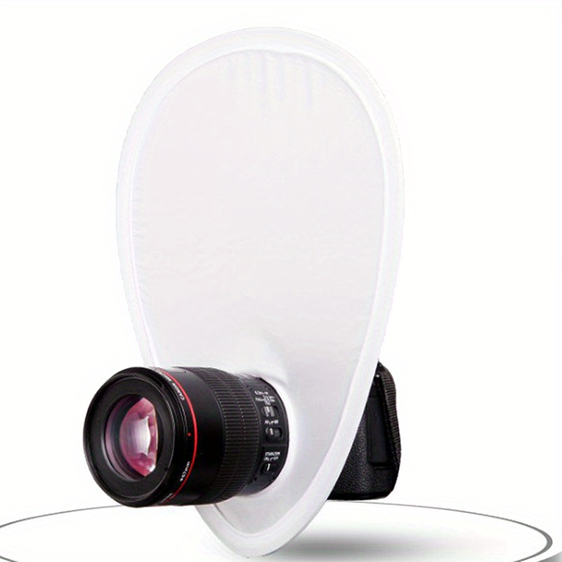 

30cm Mini Soft Light Slr Camera Lens Reflector Semi-transparent Soft Light White Folding Portable Universal