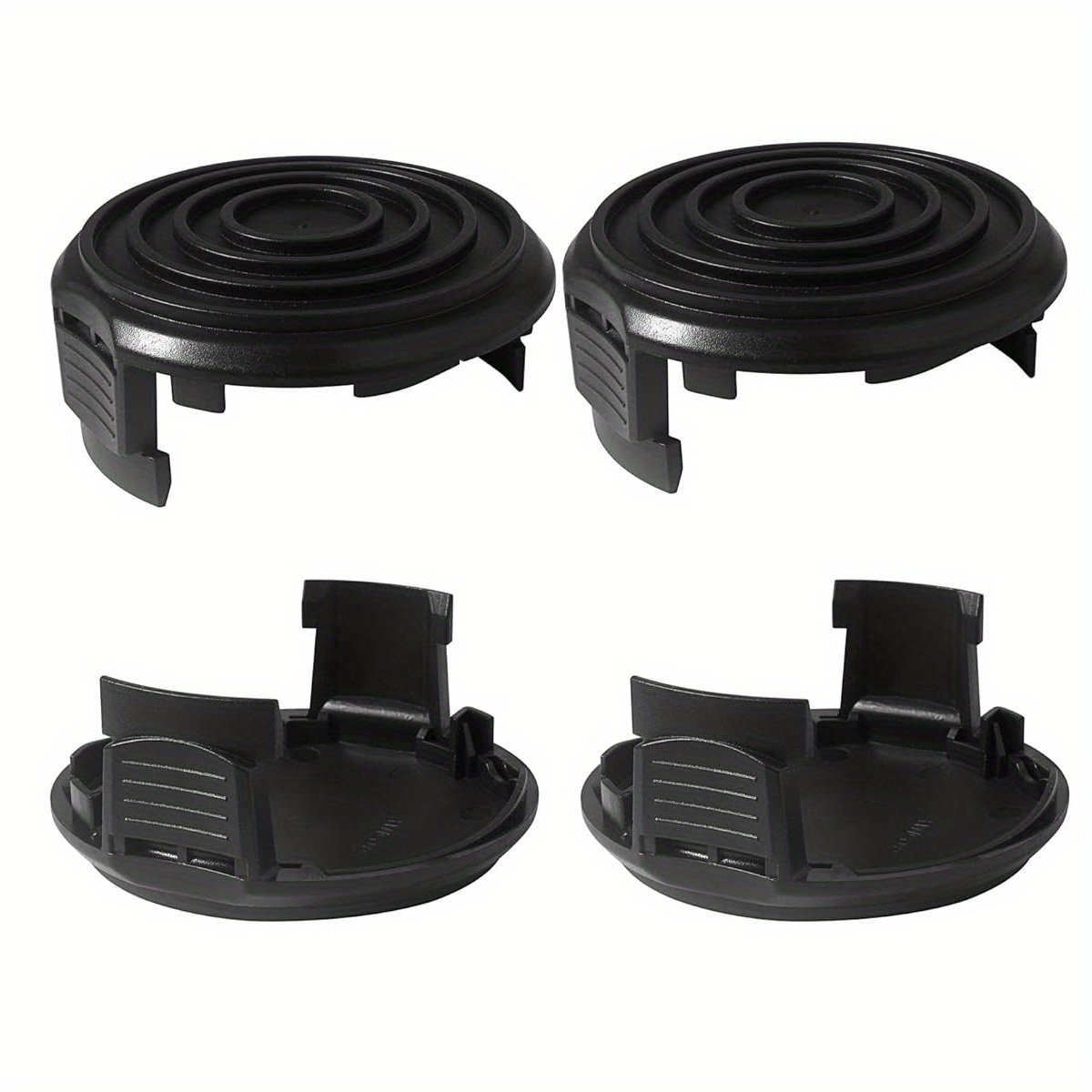 1 2 3 4pcs Trimmer Replacement Spool Cap Cover Applicable To WA0014 Trimmer Replacement Spool Cap Covers Compatible With WA0014 WG168 WG184 String Trimmers WA0037 50024577 Cap Covers Eater Spool