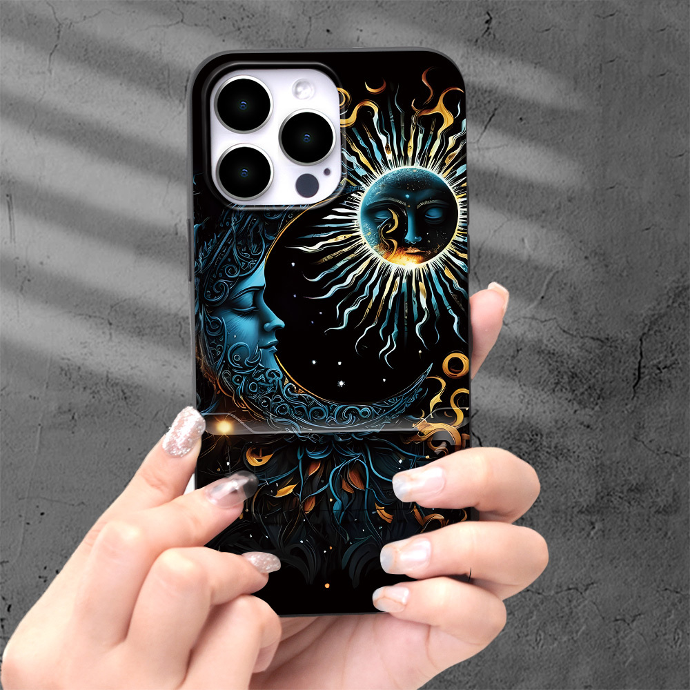 

Sun And Moon Pattern Tpu Phone Case For Iphone 7/8/se/x/xs/xr/11/12/13/14/15 Pro Max Shockproof Protective Phone Case