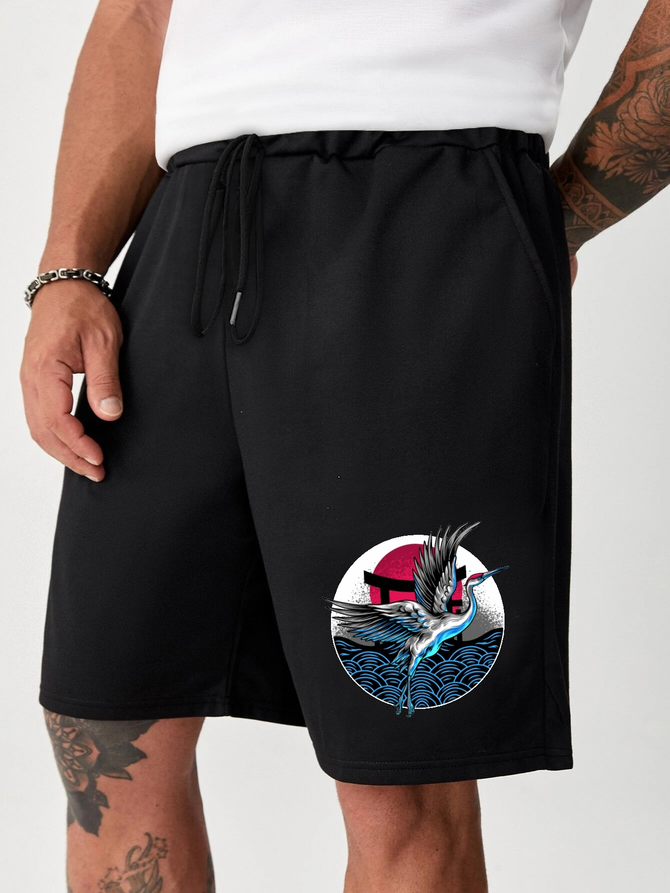 Pantalones Cortos Deportivos Estilo Casual Hombres Ideal - Temu