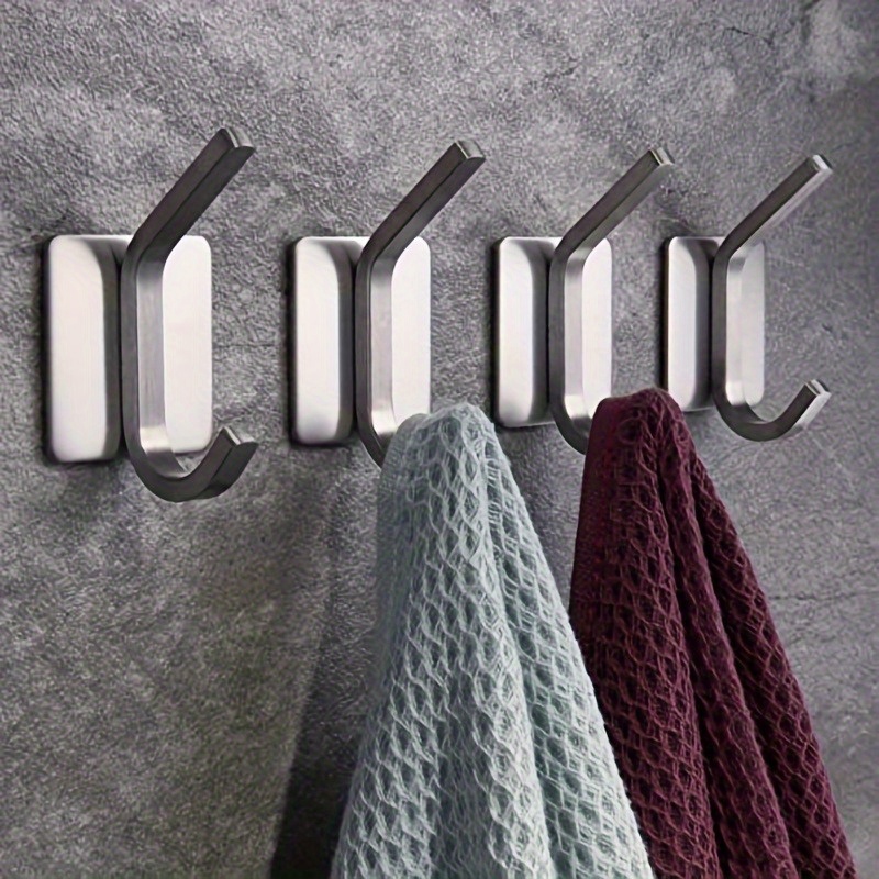 Heavy Duty Adhesive Hooks Towel Hooks Stick Hooks Wall - Temu United Kingdom