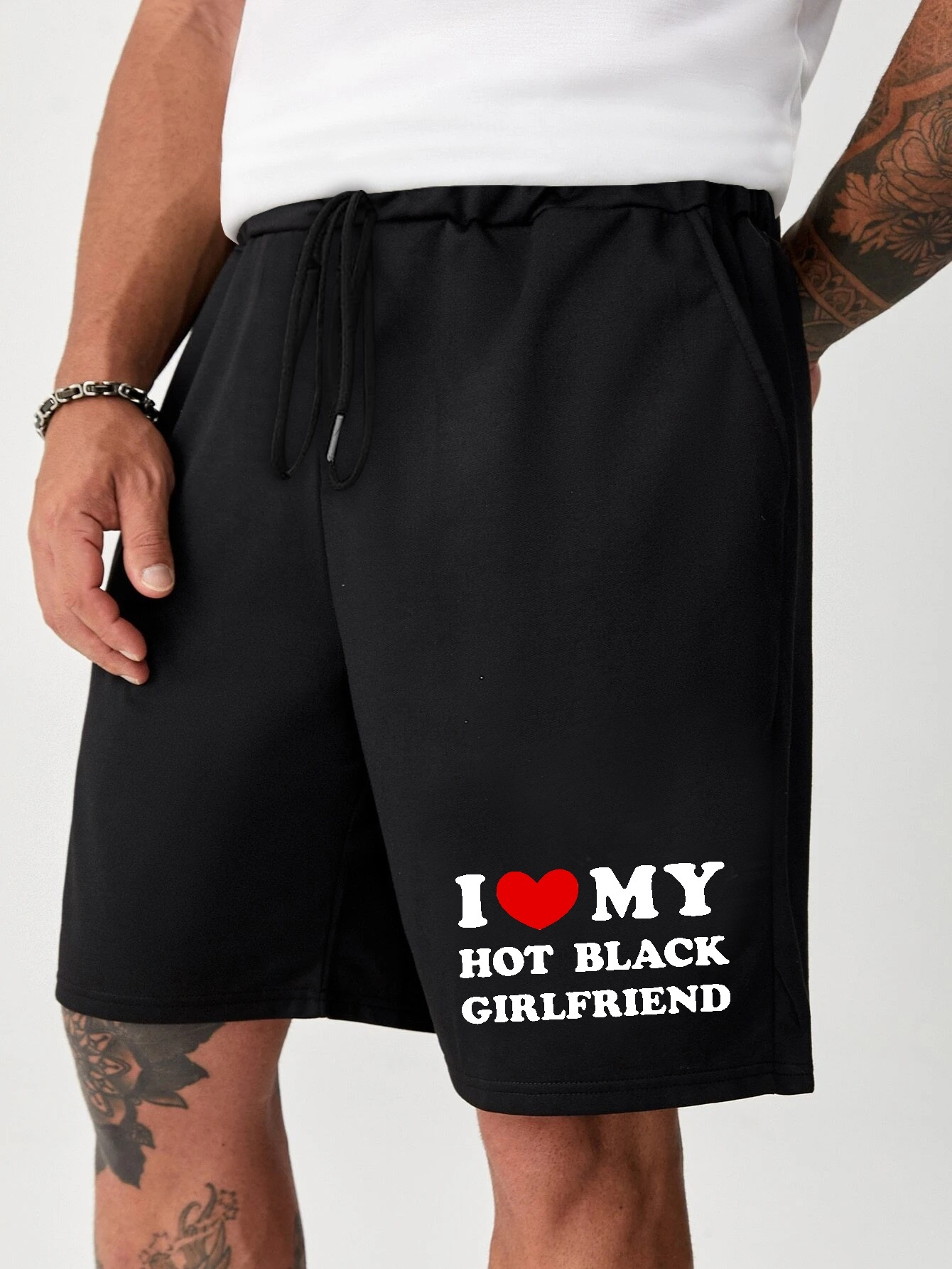  I Love My Girlfriend Board Shorts Men's Quick Dry