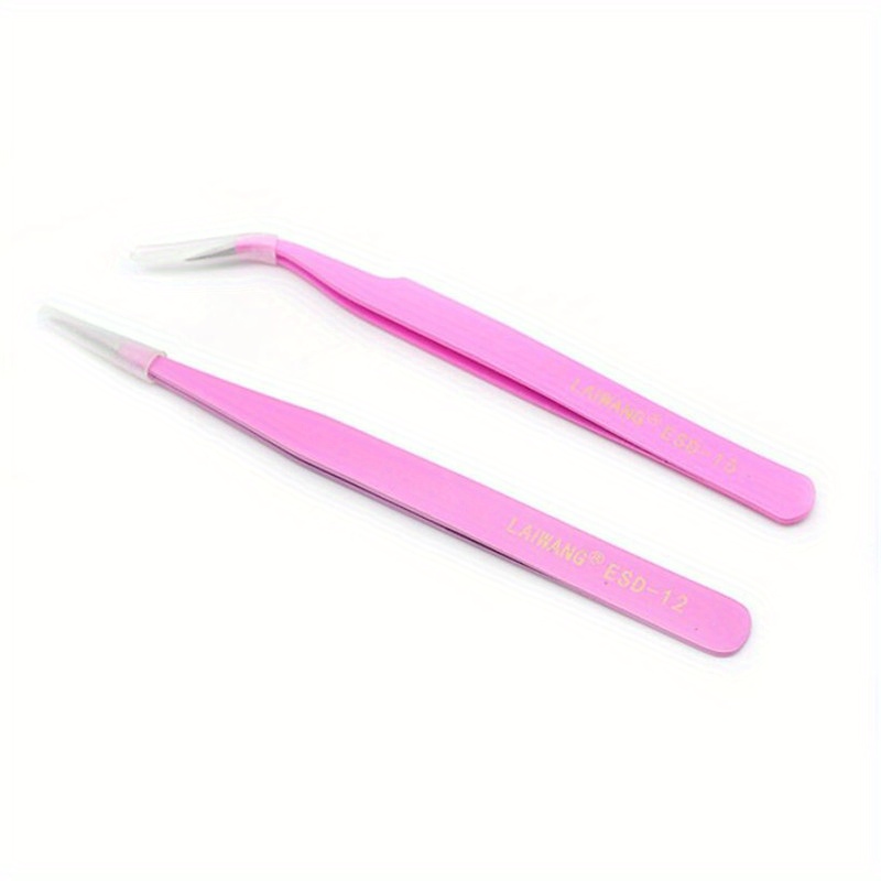 2pcs set anti static stainless steel tweezers for cake decorating   kitchen bakeware details 13