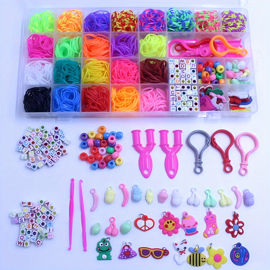 Random Color Weaving Loom Knitting Kit Plastic Pompom Sock - Temu