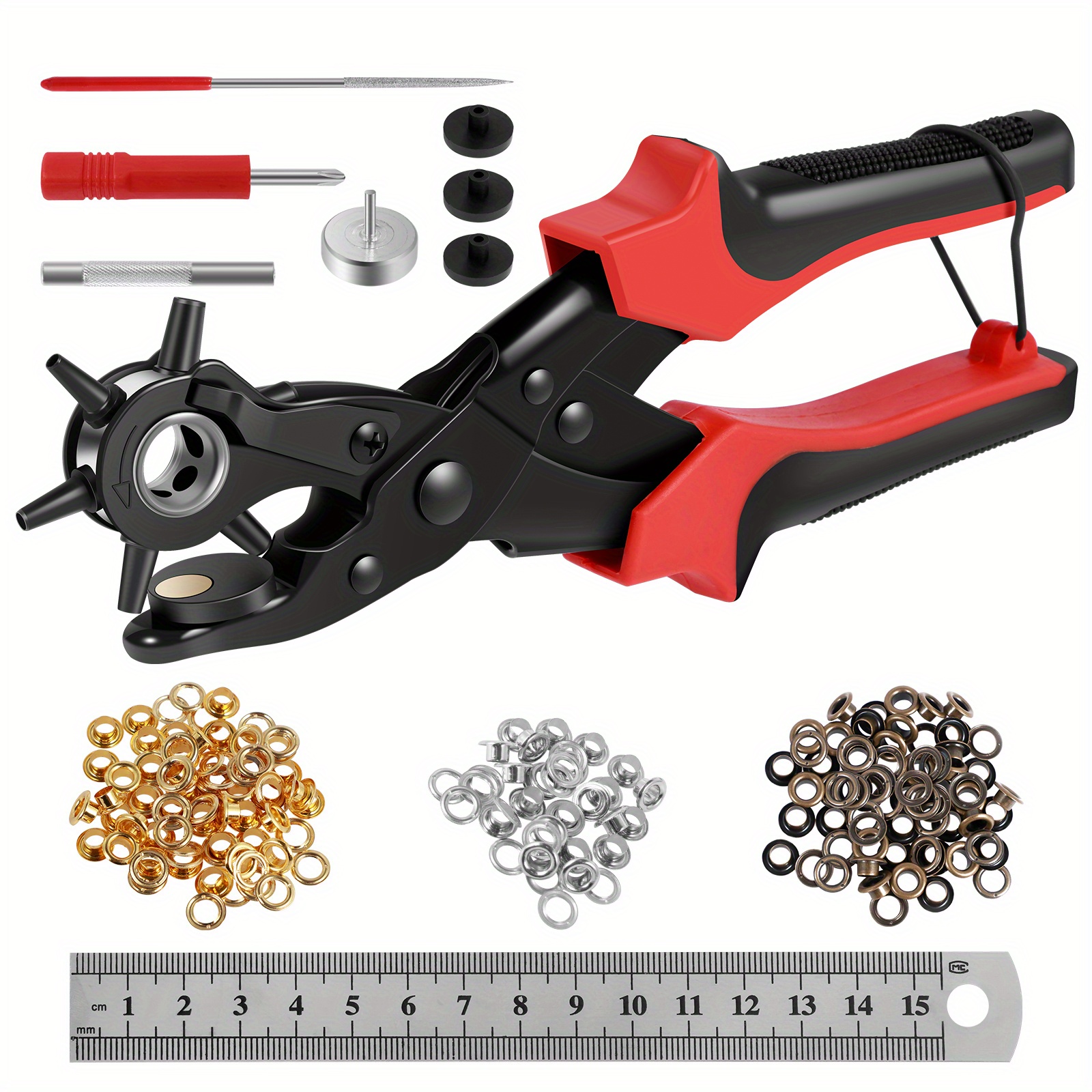 Kit de herramientas para perforar agujeros, máquina de coser con