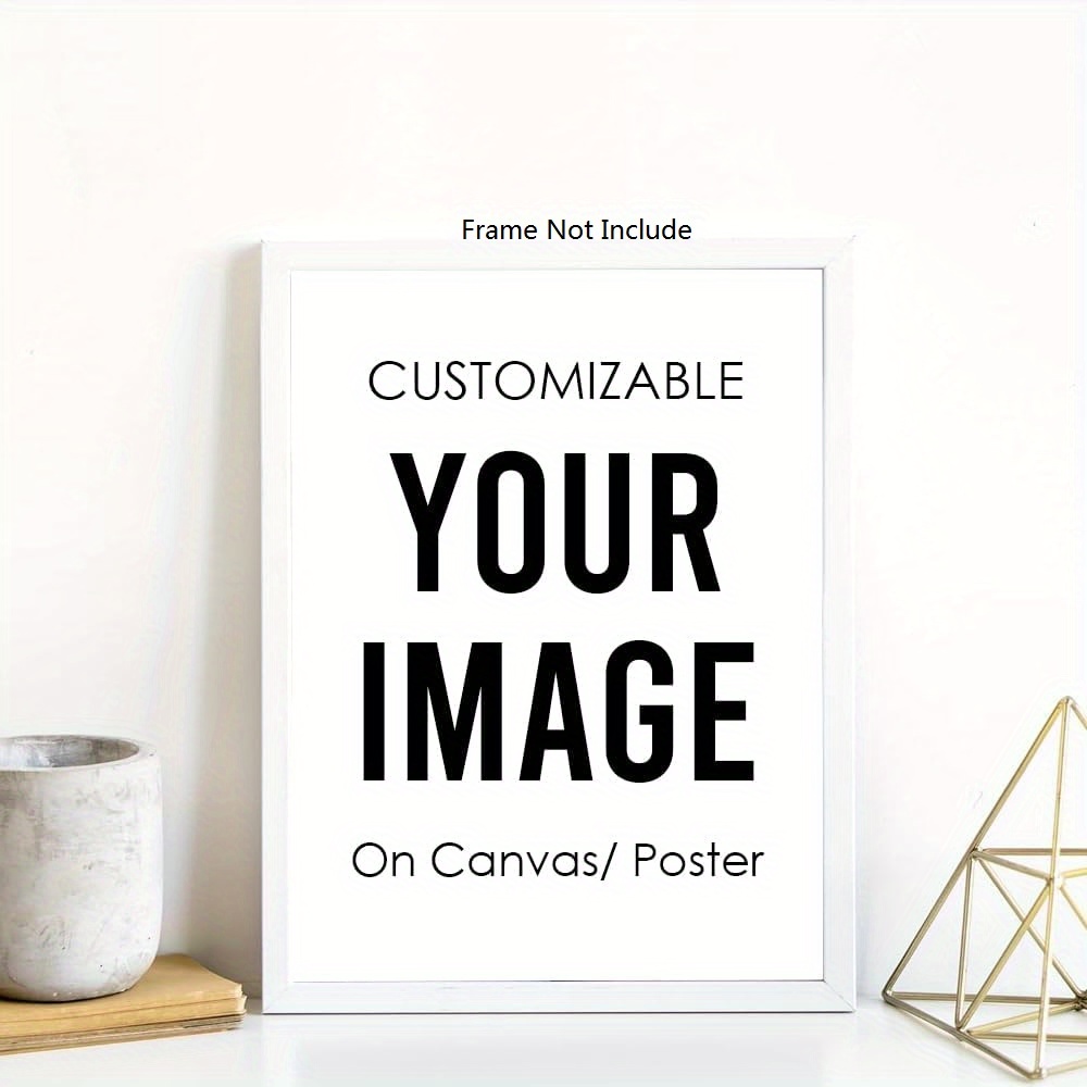 

1pc Unframed Custom Poster, Personalized Photo To Poster Printing, Canvas Prints With Your Photos, Poster For Wall Art, Custom Poster Picture Family For Wall, For Wall, Prints Photo Art Decoration