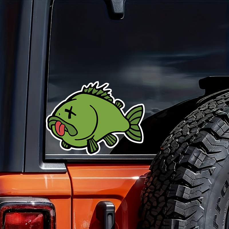 Car Decals Cartoon Fish Vinyl Decal Sticker - Temu Canada