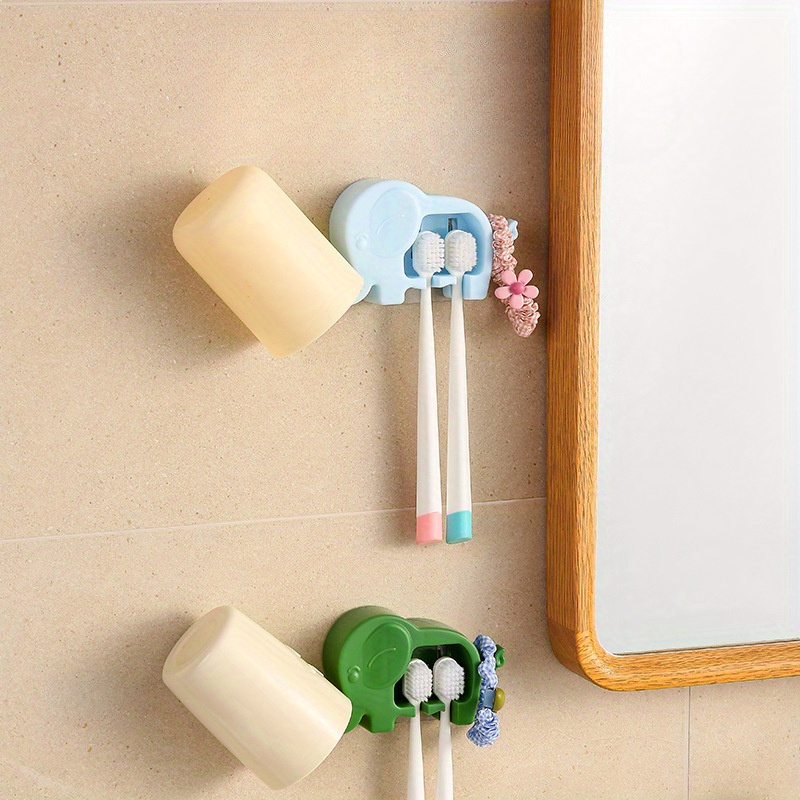 3 agujeros cerámica pintado a mano porta cepillos de dientes / soporte de  afeitar, taza de baño de cerámica, soporte de accesorios de baño -   España