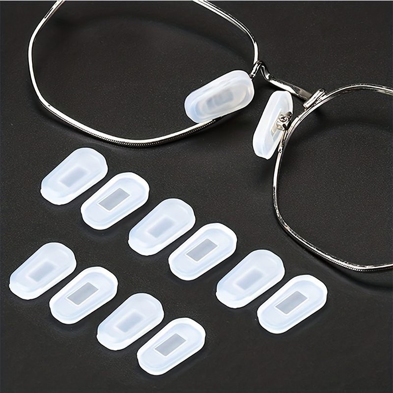 15 Paare Brille Silikon Nasenpad Antirutsch Klebend Pad,Nasenpads