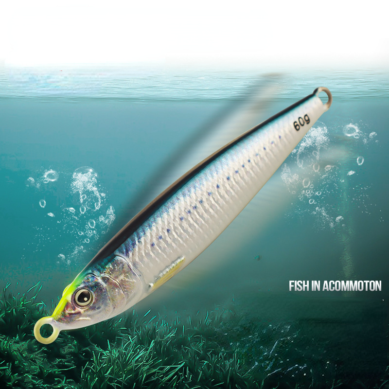 3d Bionic Lure Iron Plate Bait Fishing Minnow Super Long - Temu