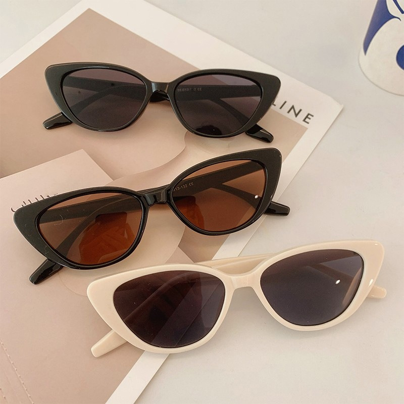 

3pcs Cat Eye For Women Men Retro Fashion Anti Glare Sun Shades Party Favors Decorative Glasses