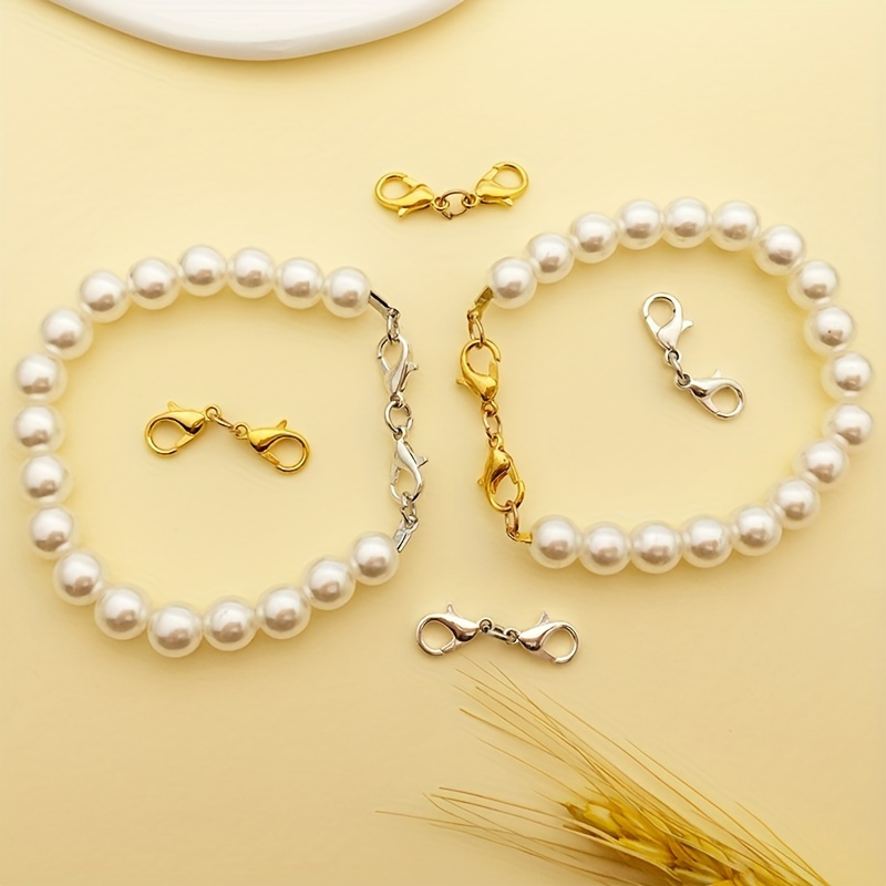 Popular Alloy Clasp Hooks Beads Jewelry Making Diy Bracelet - Temu Canada