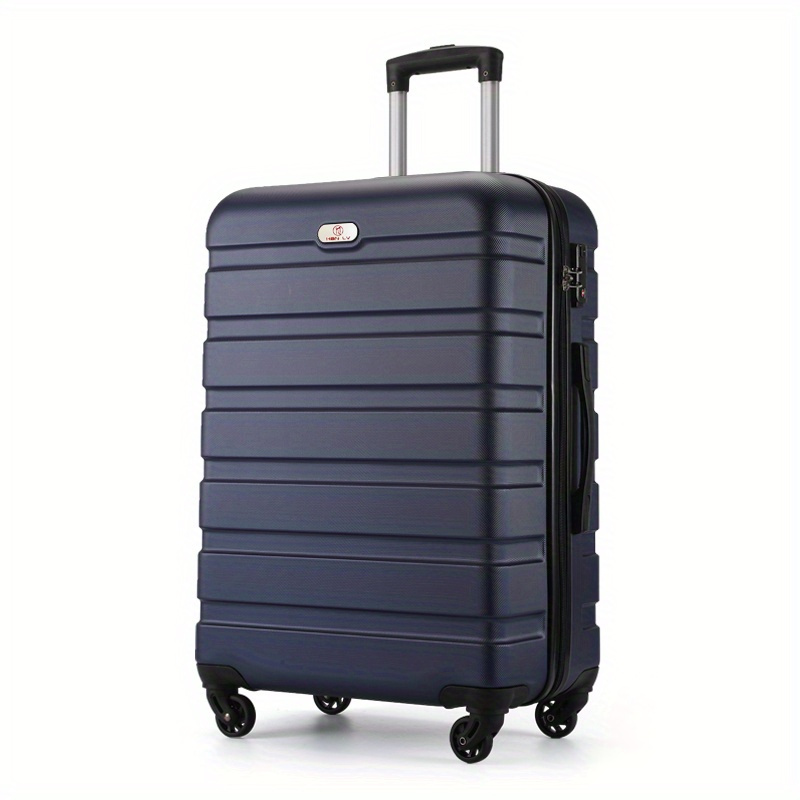 striped fashion luggage suitcase carry on hard shell trolley case quiet universal wheel travel case with password