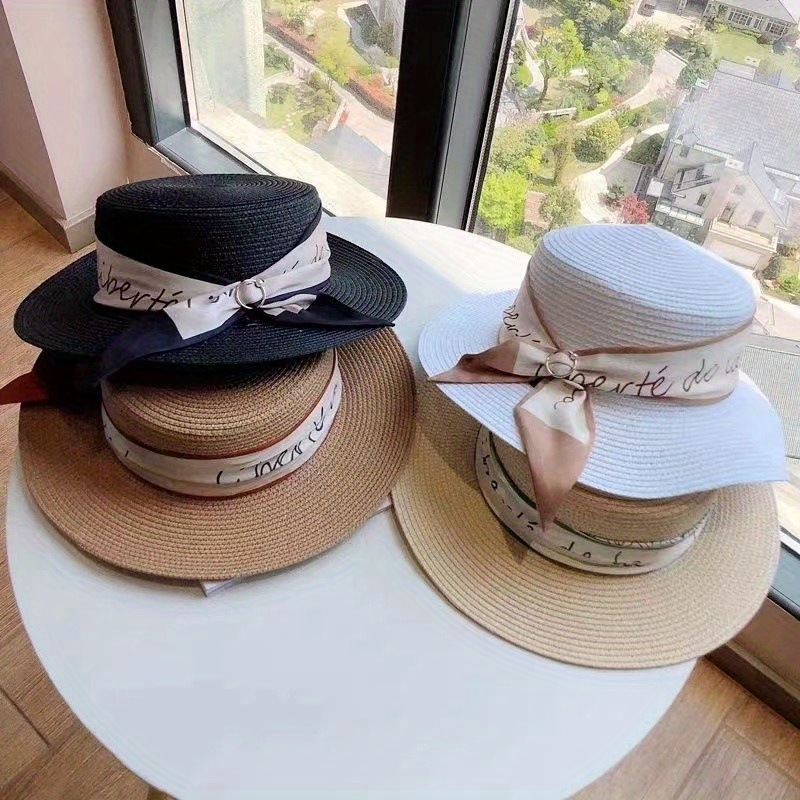 Elegant French Style Straw Hat Transparent Hat Holder - Temu