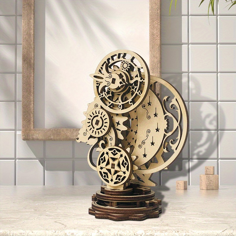 3D Metal Steampunk Puzzle Mechanical Easter Mouse Model DIY