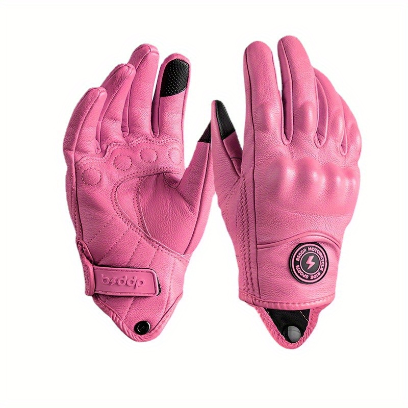 Guantes Carreras Transpirables Antideslizantes Montar En Moto Bicicleta  Aire Libre, Guantes Dedos Completos Motocross Hombres Mujeres - Automotriz  - Temu