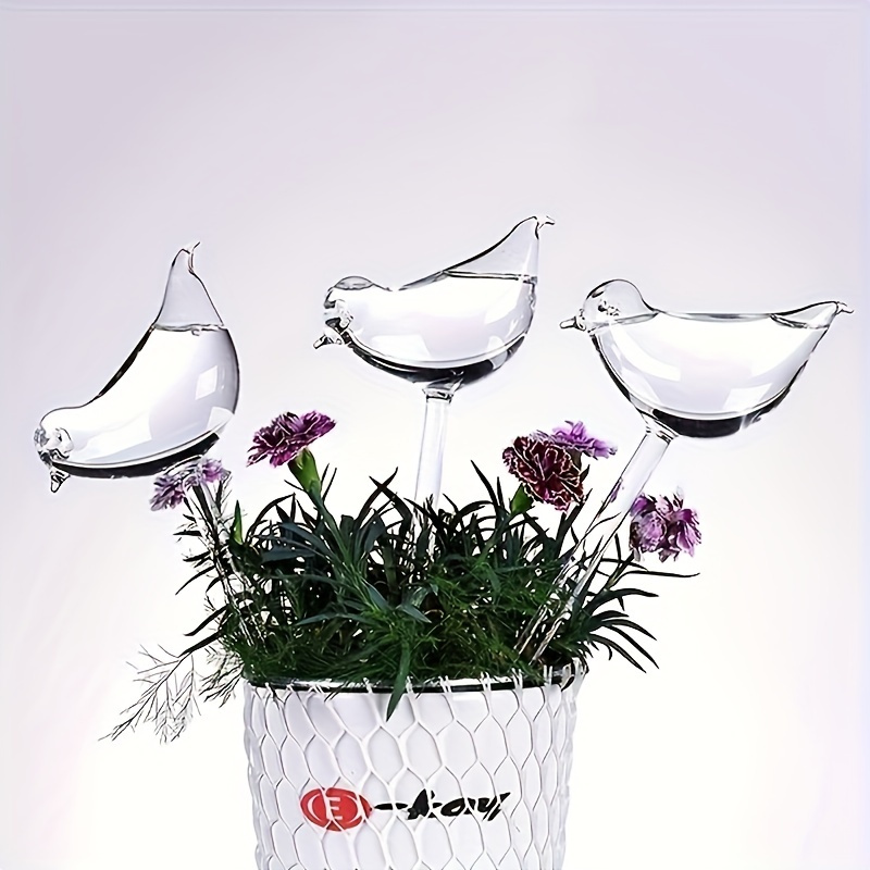 Ampoules D'arrosage Pour Plantes, 1 Pièce, Globes À Arrosage Automatique,  Piquets D'arrosage Automatiques, Conception En Forme D'oiseau, Goutteurs