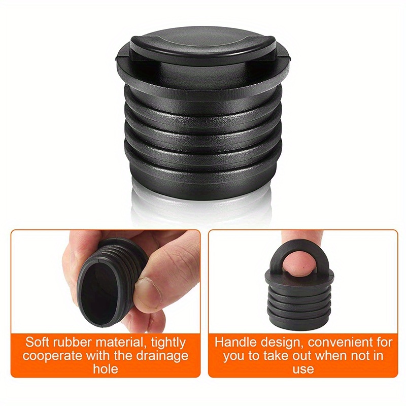 10 Pcs Kayak Accessories Marine Drain Plug Rubber Boat Stopper