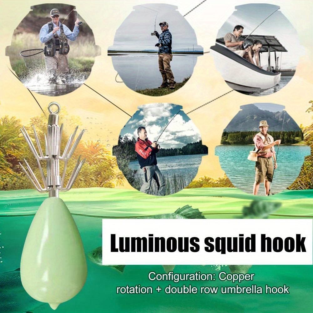 Hard Fishing Lure Squid Jig Hook Artificial Jigs Cuttlefish - Temu