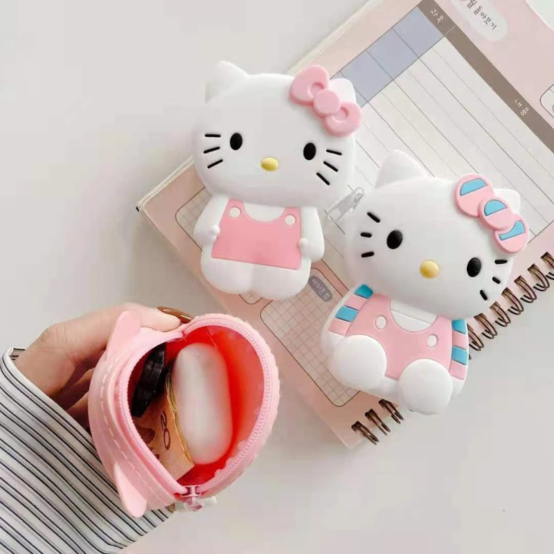 Porte-monnaie Hello Kitty My Melody, Sac Pour Casque Miniso , Sac