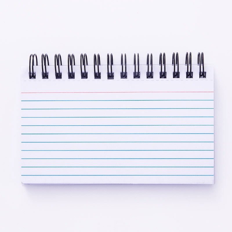 E-shop 80 Stück 4,9 x 3,3 Zoll Spiralbunte Horizontale Notizbuch-Lesezeichen/DIY Grußkarten/Indexkarten/Notizkarten