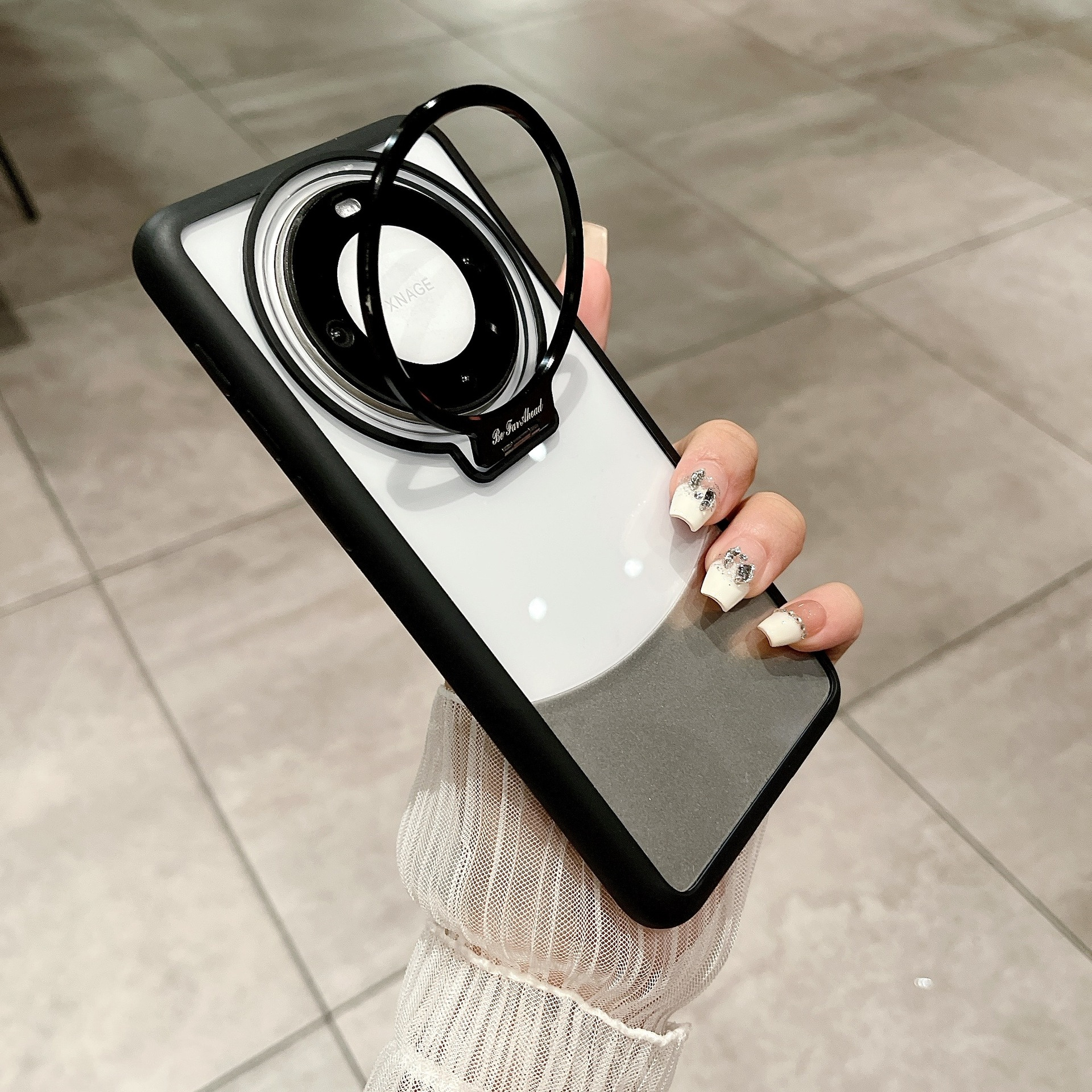 Simple Bracket Holder Mobile Phone Case New For Mate 60/50/40 Pro Hollow Metal Lens Bracket Case_voghion.com