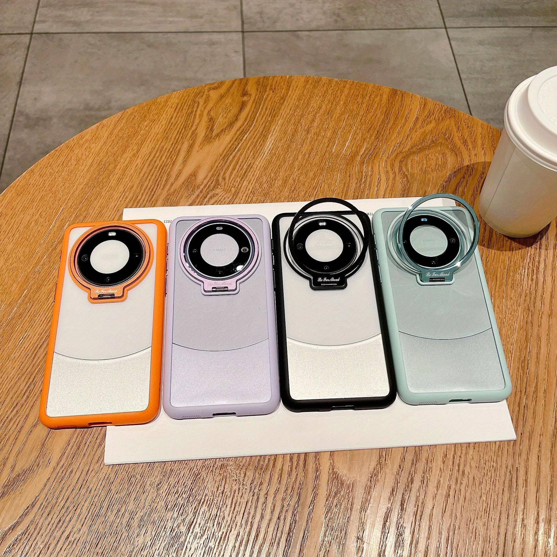 Simple Bracket Holder Mobile Phone Case New For Mate 60/50/40 Pro Hollow Metal Lens Bracket Case_voghion.com